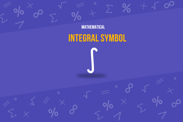 Integral symbol