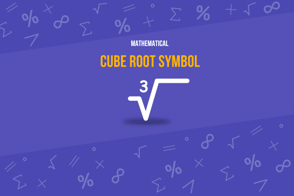 cube root symbol