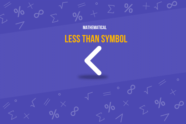 less than symbol