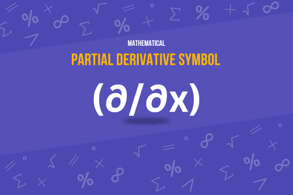 partial derivative symbol