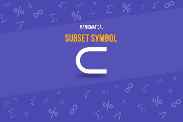 subset symbol