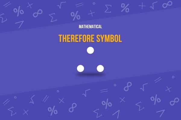 therefore symbol