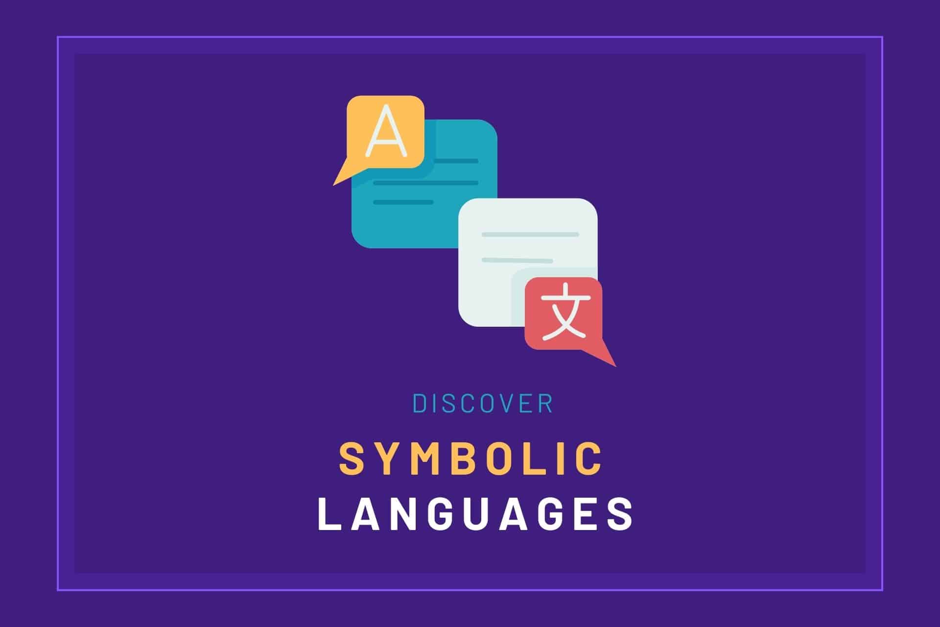 Languages with Symbols
