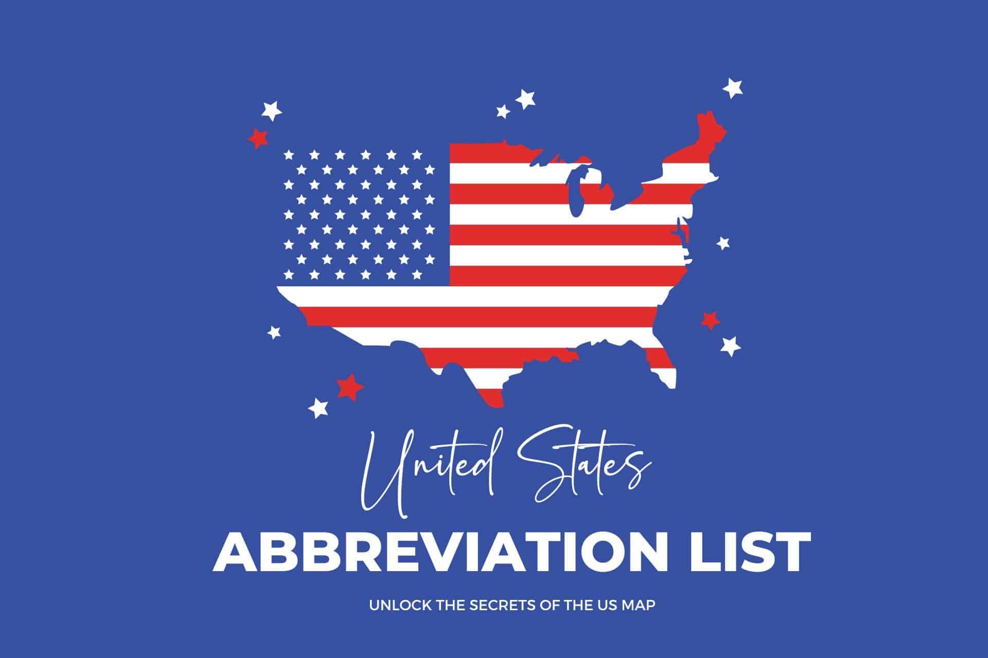 State Abbreviation List