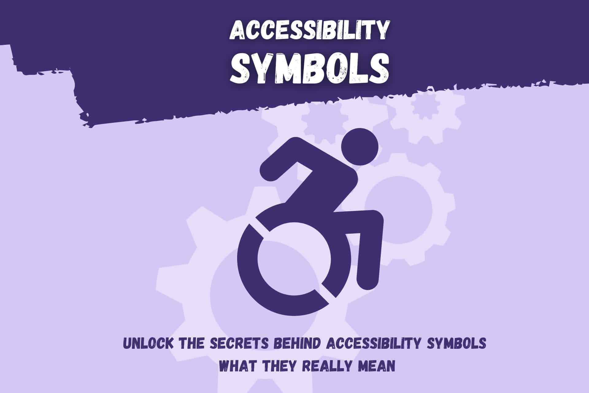 Accessibility Symbols