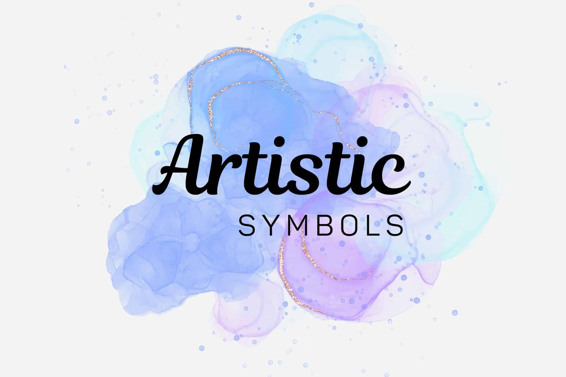 Artistic symbols