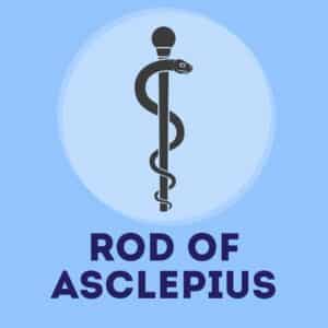 Rod of Asclepius symbol