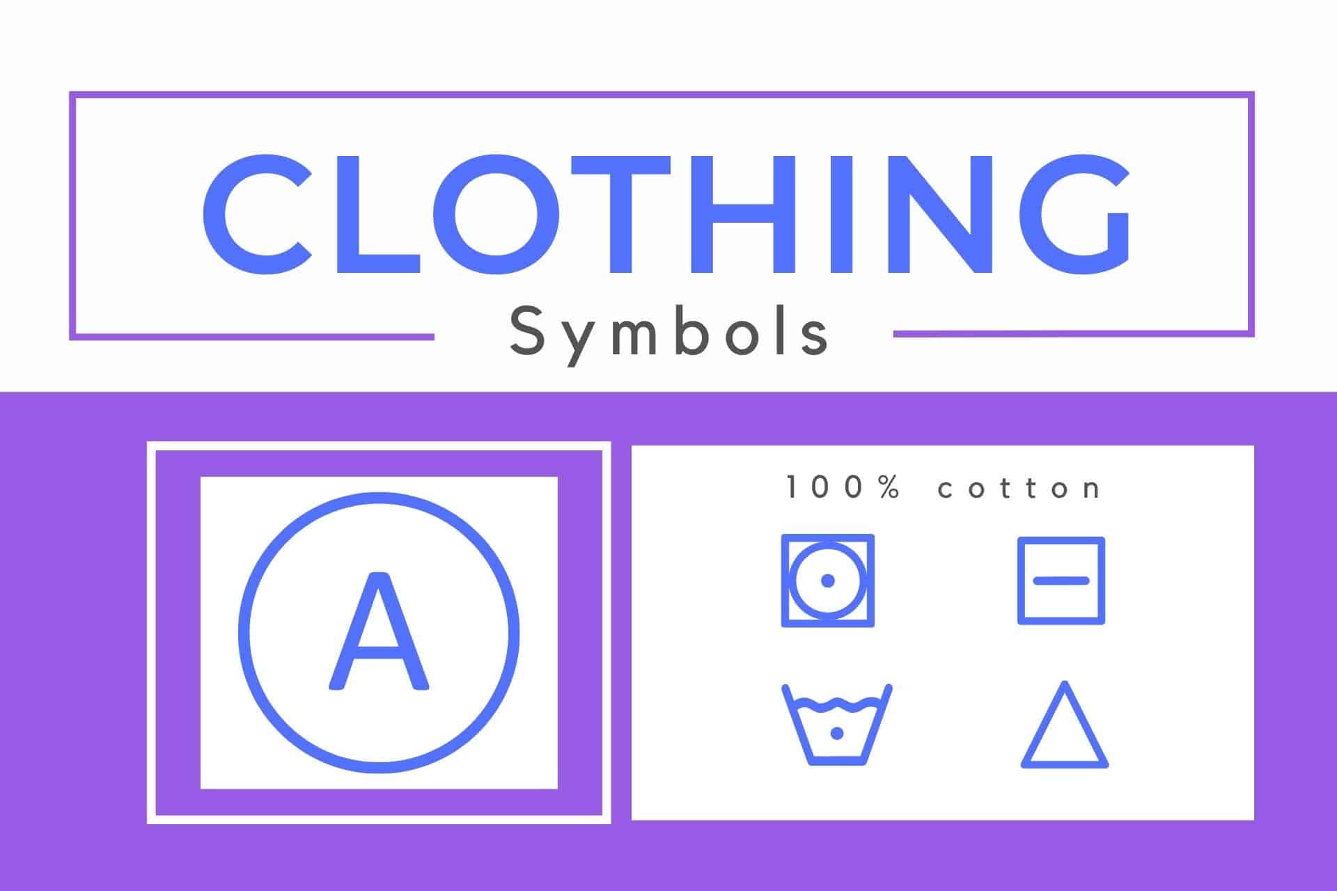clothing symbols