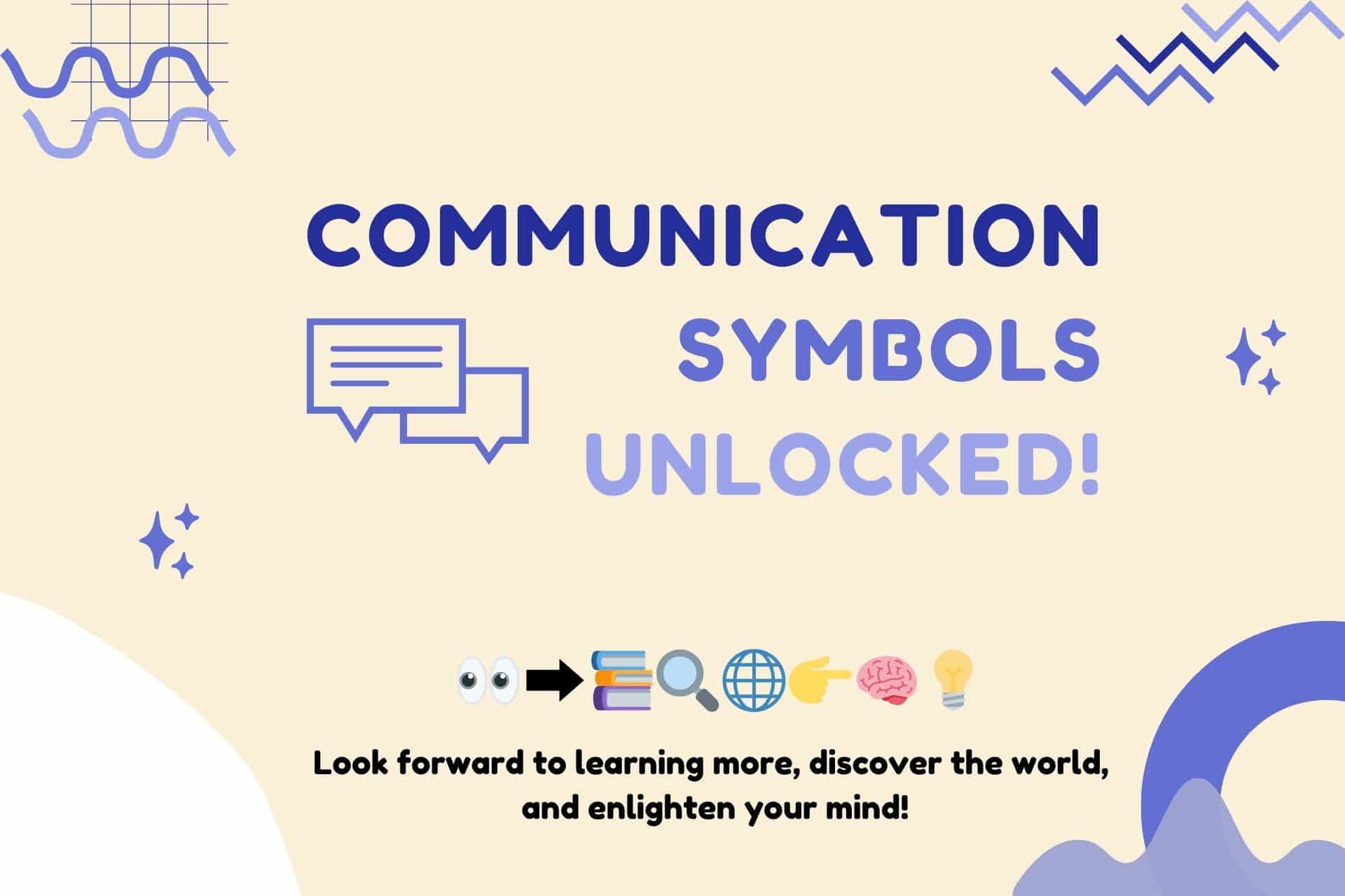 communication symbols